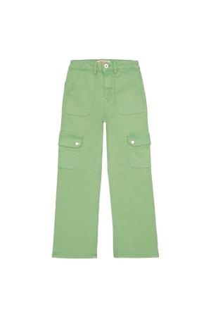 Vingino Camilla Cargo Wide Leg Jeans 1425 Pea green