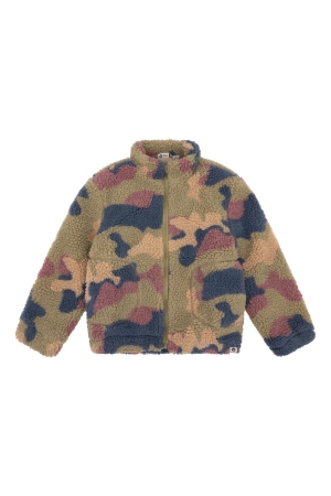 Daily7 Teddy Bomber Jacket 9674 Army Green