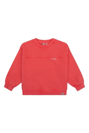 Daily7 Sweater Oversized Washed 4269 Flame Red