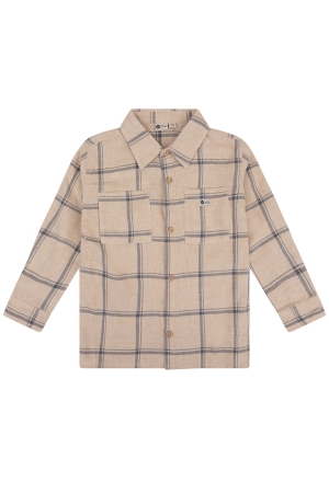 Daily7 Shirt Check Flanel 2917 Beige Melange