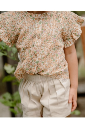 Daily7 Blouse Flower 335 Dusty Salmon