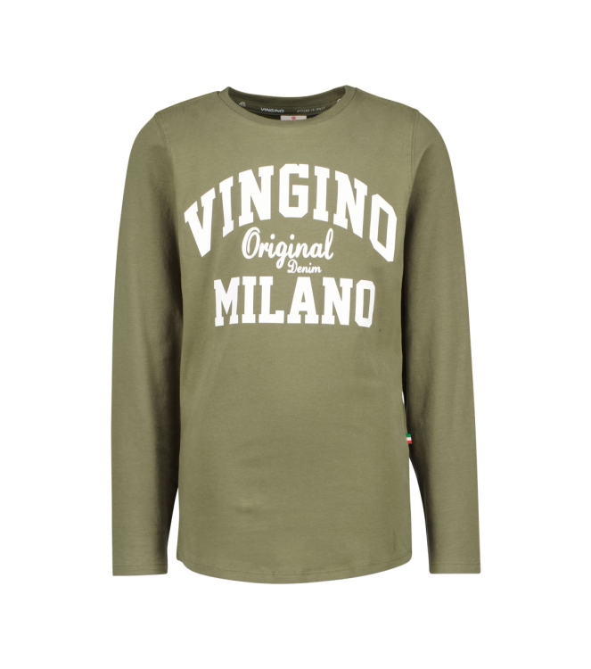 Vingino shirts 200 Army Green NOOSKBN30002