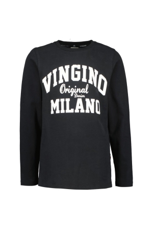 Vingino Tshirt-Classic-Logo 944 Deep Black