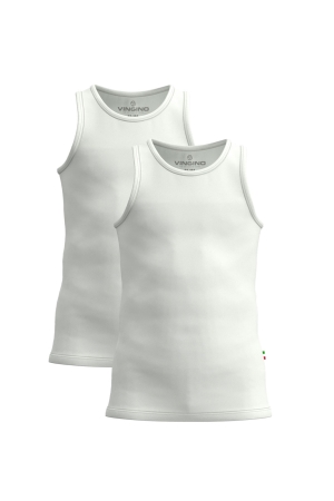 Vingino Boys Tanktop (2-Pack) 001 Real White