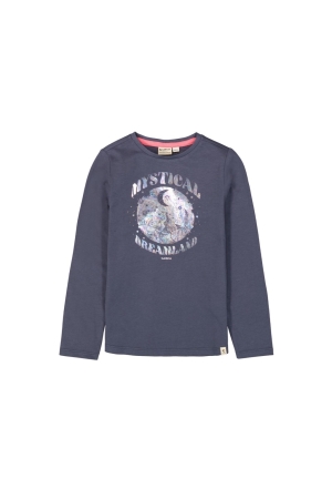 Garcia Meisjes T-Shirt 9112 Blue Heather