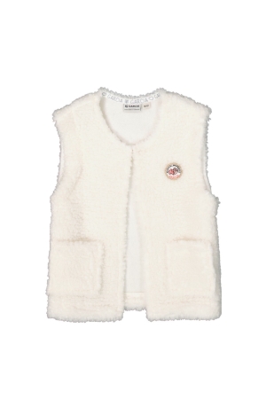 Garcia Meisjes Gilet 53 Off White