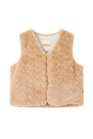 Someone Bonjour Gilet No Sleeves 13E Beige