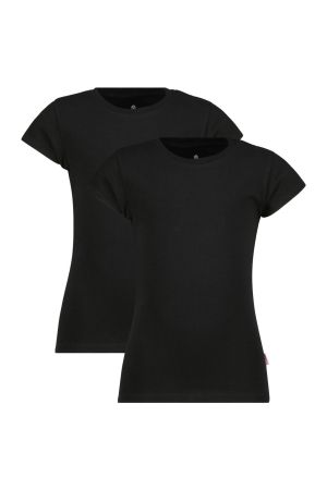 Vingino Girls T-Shirt  (2-Pack) 944 Deep Black