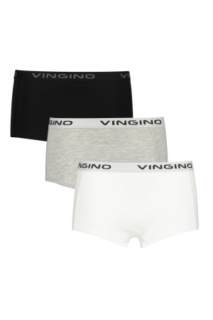 Vingino Girls Hipster (3-Pack) 999 Multicolor Grey-Black