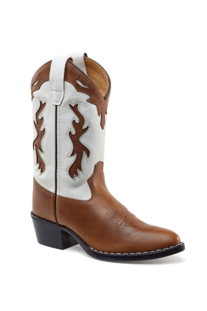 Bootstock Twist cowboylaars Brown/White