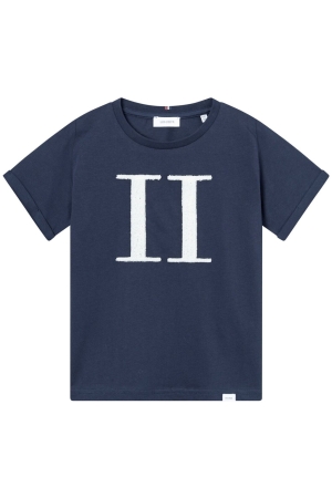 Les Deux Kids Encore Bouclé T-Shirt Kids 460215-Dark Navy/Ivory