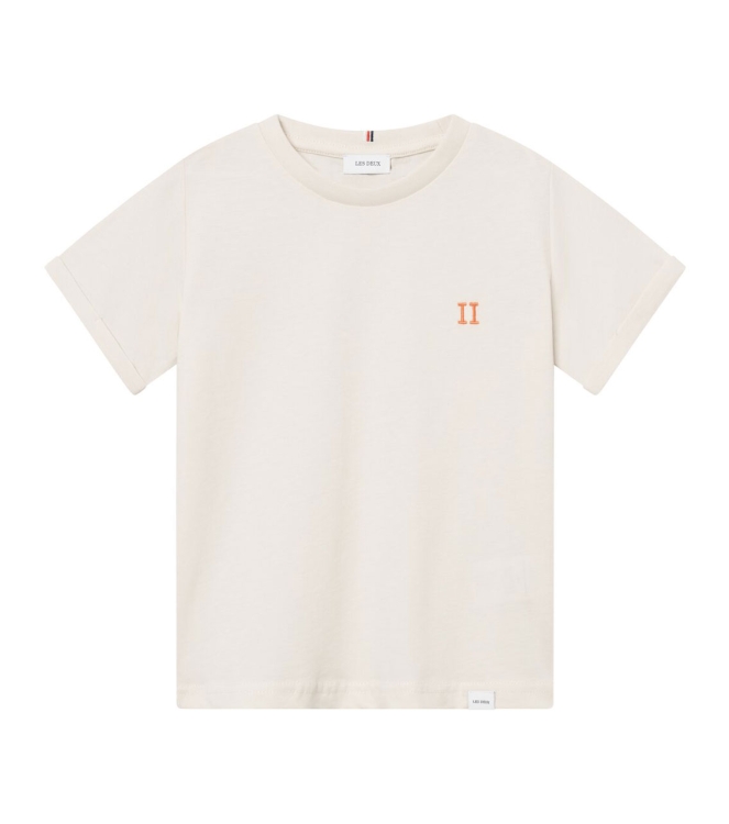 Les Deux Kids shirts 215730-Ivory/Orange LDK100011