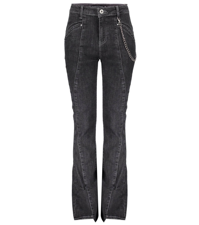 Frankie & Liberty broeken Dark Grey Denim FL24018