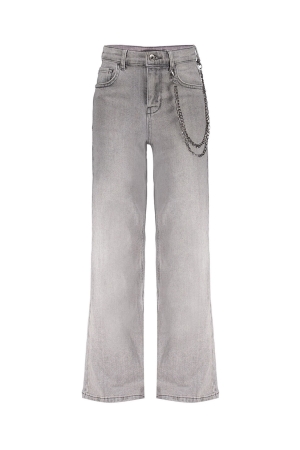 Frankie & Liberty Attitude Wide Leg Denim Grey Denim