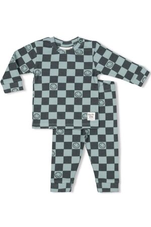 Feetje Chester Check - Premium Sleepwear by Feetje Zeegroen