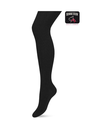 Bonnie Doon Classic Cable tights Black