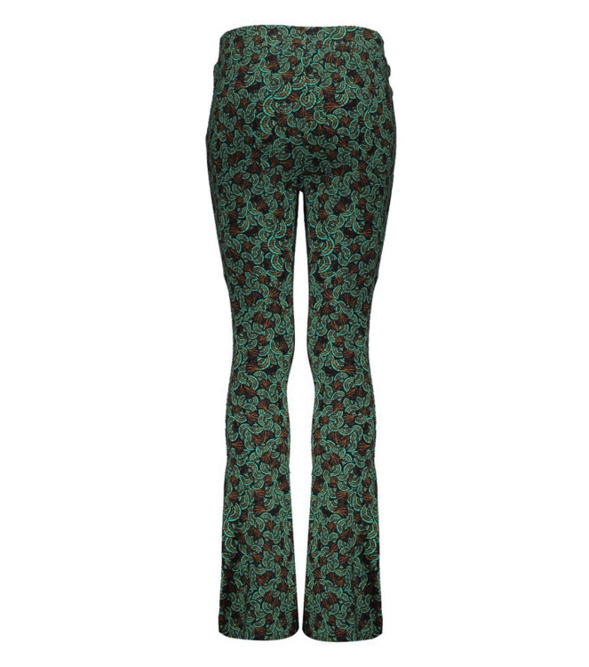 Geisha leggings 515 - emerald/camel 31556K-60