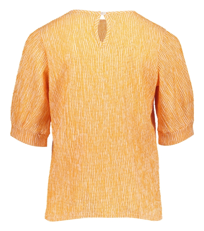 Geisha shirts 000010 - off-white/orange combi 33295K-20