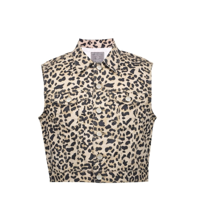 Geisha blazers & gilets Sand/Combi  Leopard Print 55027K-10