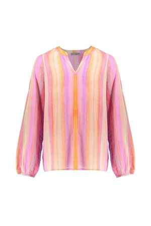 Geisha Blouse multicolour Pink/Mint