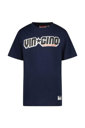 Vingino Basic-logo T-shirt 100 Dark Blue