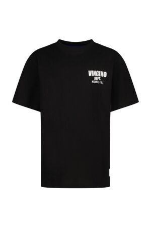 Vingino Basic-oversized T-shirt 944 Deep Black