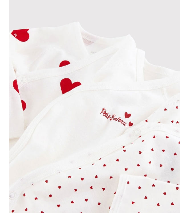 Petit Bateau boxpakjes & rompers 00 Blanc/Rouge A00AZ