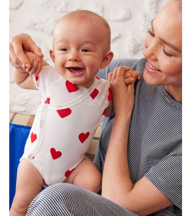 Petit Bateau boxpakjes & rompers 00 Blanc/Rouge A04O7