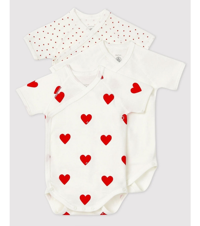 Petit Bateau boxpakjes & rompers 00 Blanc/Rouge A04O7