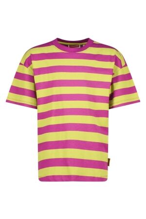 Vingino Basic-Tee Stripe T-shirt 1248 Aster pink