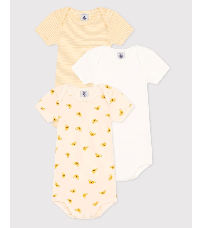 Petit Bateau boxpakjes & rompers 00 Wit/Geel A09YP