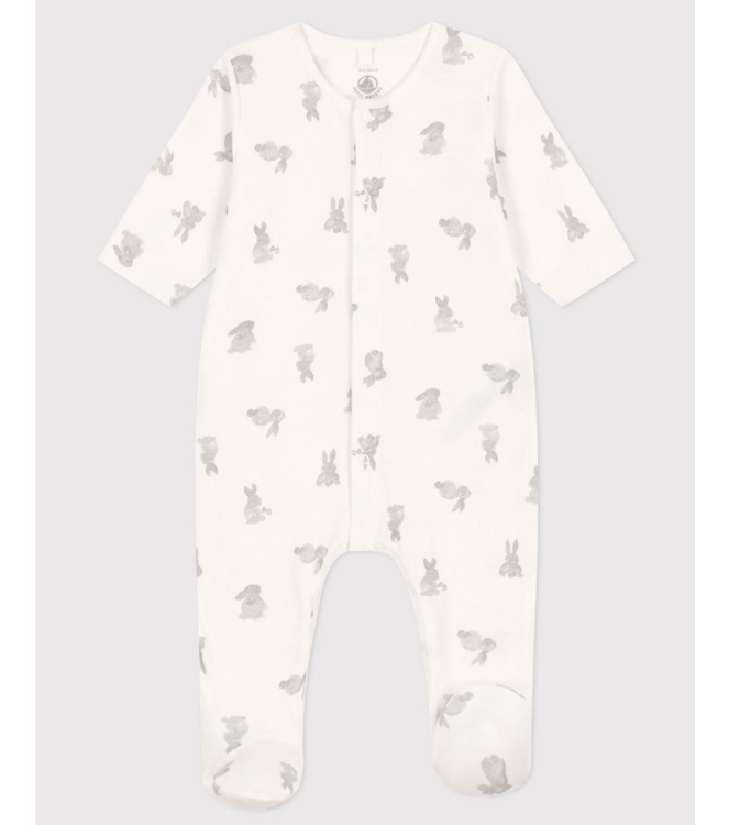 Petit Bateau boxpakjes & rompers 01 Marshmallow/Gris A0ASA