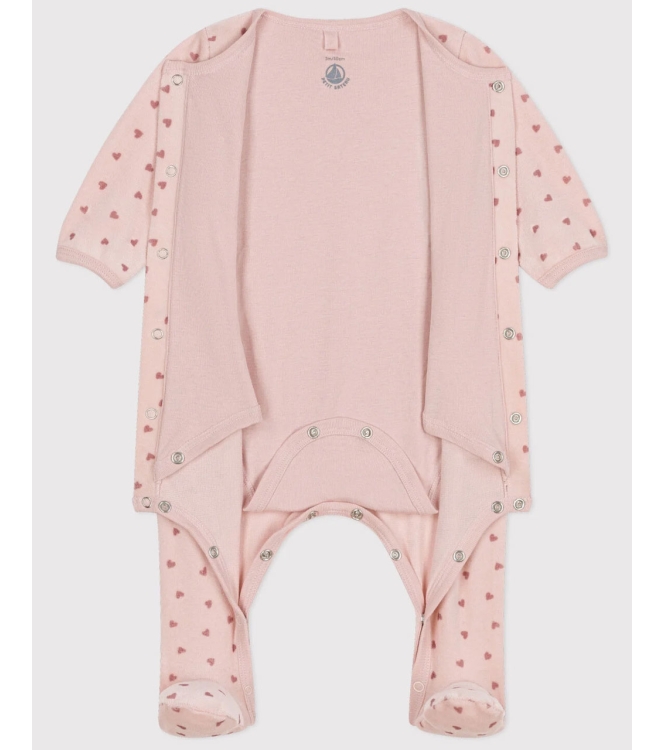 Petit Bateau boxpakjes & rompers 01 Saline/Rosewood A0B7R