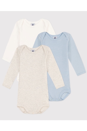 Petit Bateau 3 Bodies Us ML 00 Variante 1