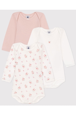 Petit Bateau 3 Bodies Us ML 00 Variante 1