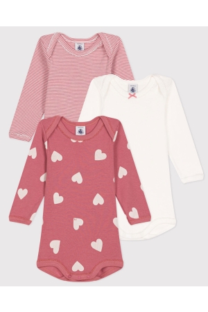 Petit Bateau 3 Bodies Us ML 00 Variante 1