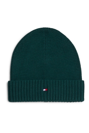 Tommy Hilfiger Small Flag Beanie L6K Ornamental Green