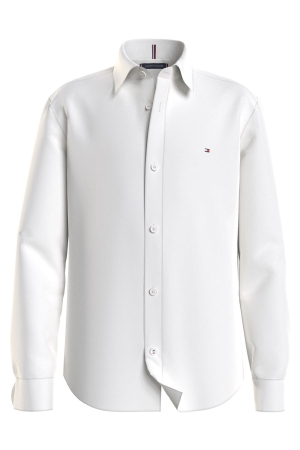 Tommy Hilfiger Solid Stretch Poplin Shirt L/S YBR White