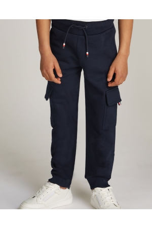 Tommy Hilfiger Monotype Fleece Reg Cargo Sweatpants DW5 Desert Sky