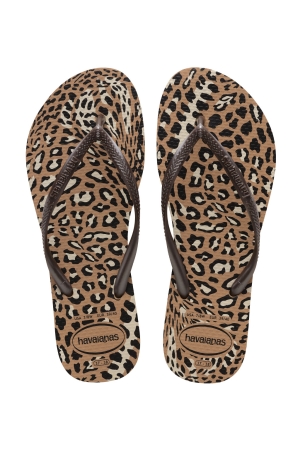 Havaianas Slim Animals 6841 Rose Gold/Cafe