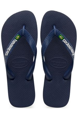 Havaianas Brasil Logo 0555 Navy Blue