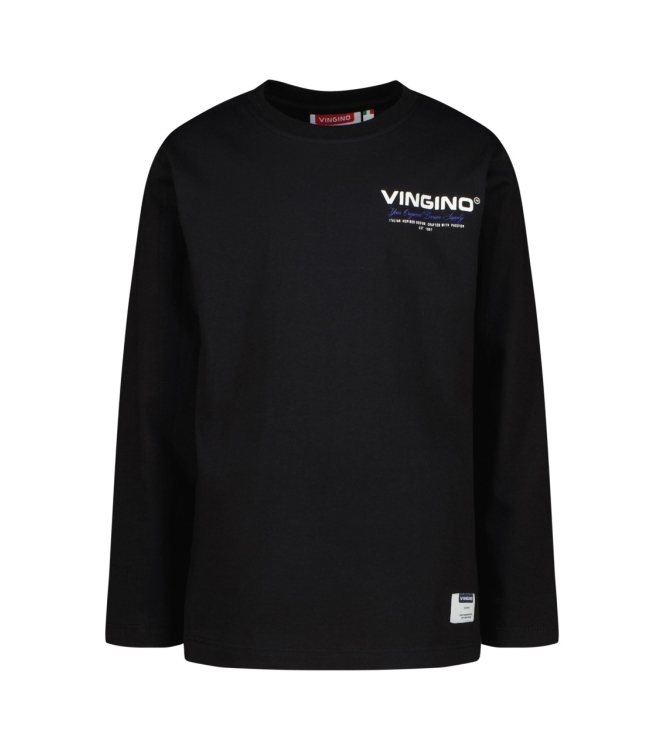 Vingino shirts 944 Deep Black AW24KBN30019