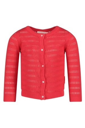 Jubel Vest gebreid - Ciao Bella Rood