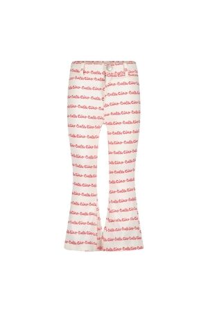 Jubel Flared broek - Ciao Bella Offwhite