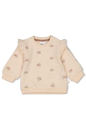 Feetje Sweater - Flower Field Creme