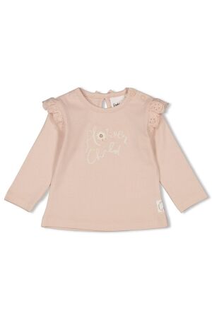 Feetje Longsleeve - Flower Field Roze