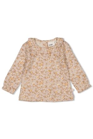 Feetje Longsleeve - Flower Field Creme