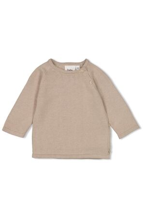 Feetje Overslag sweater gebreid - Essential Knits Taupe