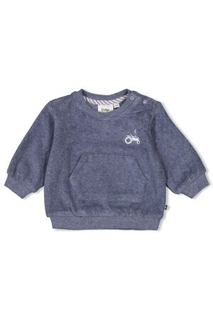 Feetje Sweater - Farm Life Indigo melange