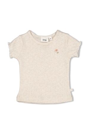 Feetje T-shirt - Sweet Poppy Offwhite melange